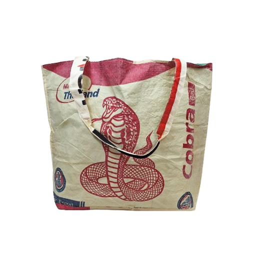 Upcycling - Grosser Shopper XL aus recycelten Zementsäcke Cobra