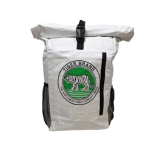 Upcycling - Kurierrucksack 2.0 aus recycelten Zementssäcke Tiger