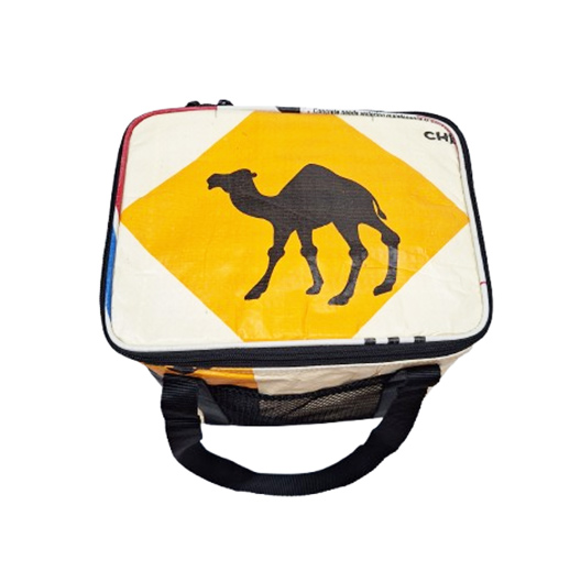 Upcycling - Lunchbag aus recyceltem Zementsack Camel