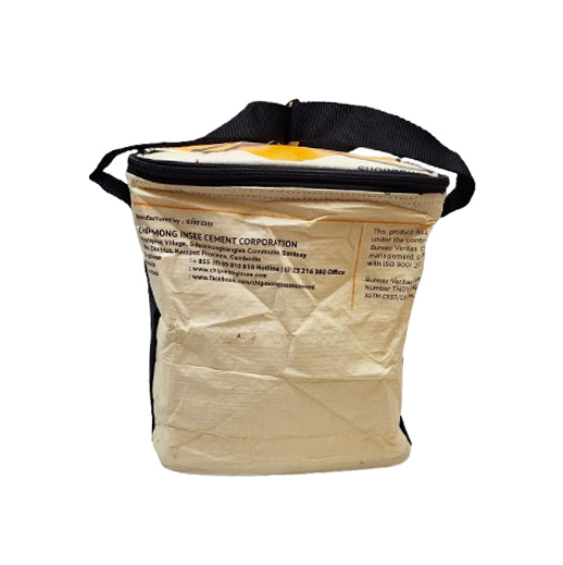 Upcycling - Lunchbag aus recyceltem Zementsack Camel