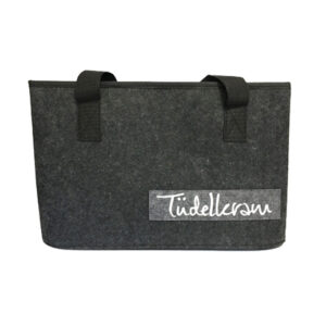 Einkaufstasche / Henkeltasche aus Filz "Tüdelkram"
