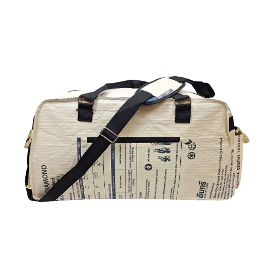 Upcycling - Extra grosse Sporttasche aus recycelten Zementsäcke Adler