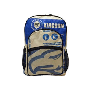 Upcycling - Grosser Rucksack aus recyceltem Zementsack Adler