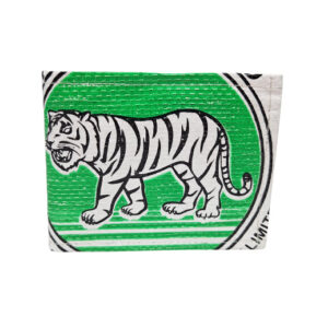 Upcycling - klassische Geldbörse aus recycelten Zementsäcke Tiger Brand