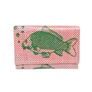 Upcycling - praktische Geldbörse aus recycelten Fischfuttersäcke light pink